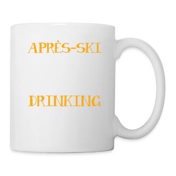 Équipe de boissons après-ski - Mug blanc - blanc - Droite