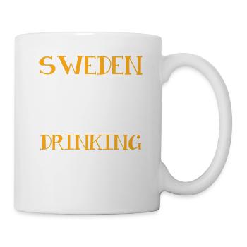 Schweden Drinking Team - Tasse - Weiß - Rechts
