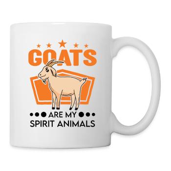 Chèvres Animal Chèvre Hôte Chèvre - Mug blanc - blanc - Droite
