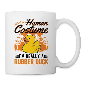 Canard en caoutchouc Halloween Canard en caoutchouc Canard en caoutchouc - Mug blanc - blanc - Droite