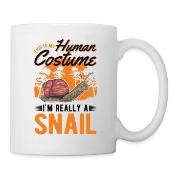 Schnecke Costume Humain Escargot Halloween - Mug blanc - blanc - Droite