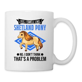 Shetland Pony Odeur Cadeau Shetty - Mug blanc - blanc - Droite