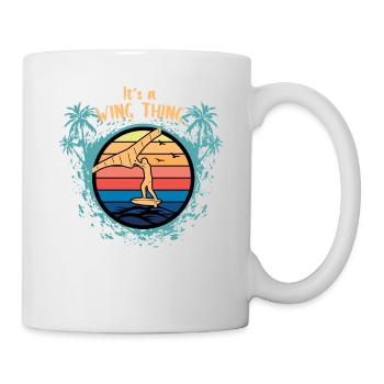 C’est une chose d’aile Hydrofoil Wingfoil Wingfoil - Mug blanc - blanc - Droite