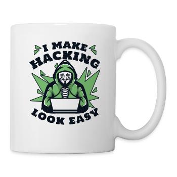 Je fais paraître le piratage facile Sniffer Social - Mug blanc - blanc - Droite