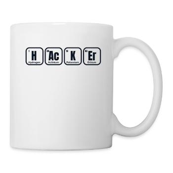 Hacker Tableau périodique des éléments Phishing - Mug blanc - blanc - Droite