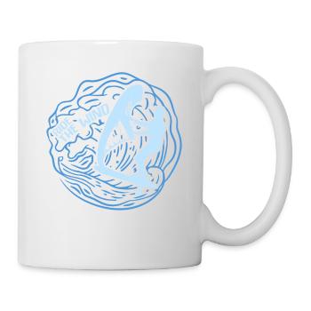 Ride The Wind Hydrofoil Wingfoil Wingfoiling - Mug - white - Right