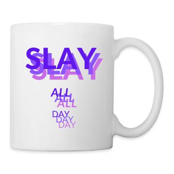 Slay all day - Mug - white - Right