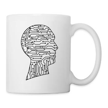 AI Artificial Intelligence Robot AI Machines - Tasse - Weiß - Rechts