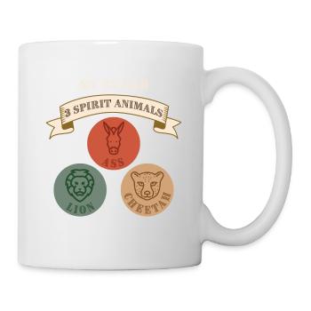 Lustiges Scheidung Glücklich Geschieden und - Tasse - Weiß - Rechts