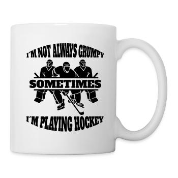 Joueur de hockey sur glace Fan de hockey sur glace Équipe de hockey sur glace - Mug blanc - blanc - Droite