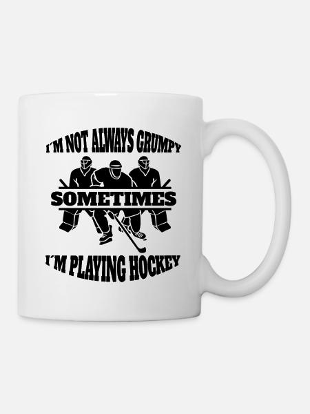 Eishockeyspieler Eishockey Hockeyfan Eishockeyteam - Tasse - Weiß