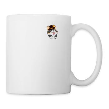 Tasche Pilgrim Welsh Corgi Hundeliebhaber niedlich - Tasse - Weiß - Rechts