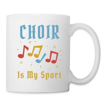 Funny Choir est mon sport Choristes Choristes Chanteur - Mug blanc - blanc - Droite