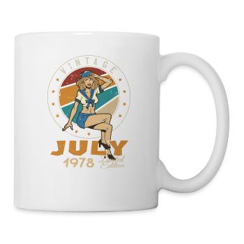 July 1978 July Birthday Present July 1978 - Mug - white - Right