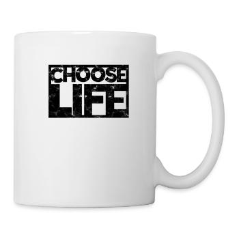 CHOOSE LIFE 80s Retro - Motivation - Mug - white - Right