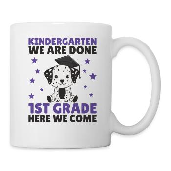 Kids Kindergarten graduate Dalmatiner 1st grade - Tasse - Weiß - Rechts
