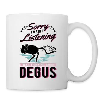 Degu Gift Shrub Rat Forest Degu - Mug - white - Right