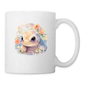 Turtle Lizard Turtle Baby Turtles - Mug - white - Right