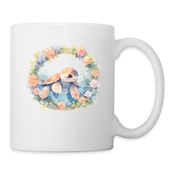 Turtle Lizard Turtle Baby Turtles - Mug - white - Right