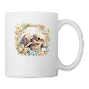 Turtle Lizard Turtle Baby Turtles - Mug - white - Right