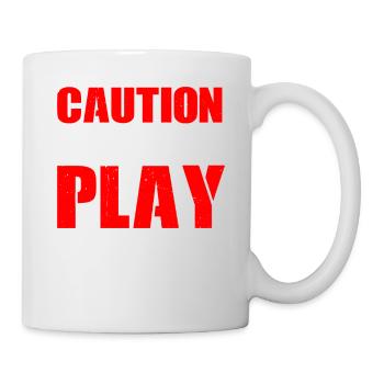 Caution Does Not Play Well With Others 63 - Mug - white - Right
