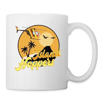 Larves de l’île - Mug blanc - blanc - Droite