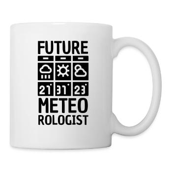 Meteorology pun for meteorologist - Mug - white - Right