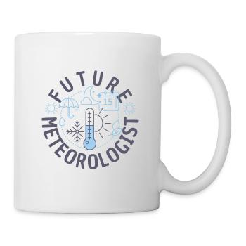 Meteorology pun for meteorologist - Mug - white - Right