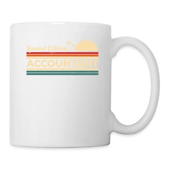 Rétro édition spéciale comptable comptabilité CPA - Mug blanc - blanc - Droite