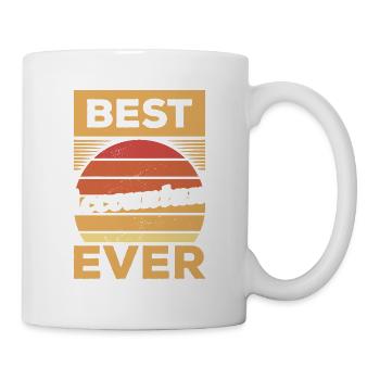 Rétro Meilleur comptable Jamais comptable CPA - Mug blanc - blanc - Droite