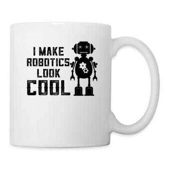Je rends la robotique cool - Artificial Intelligenc - Mug blanc - blanc - Droite