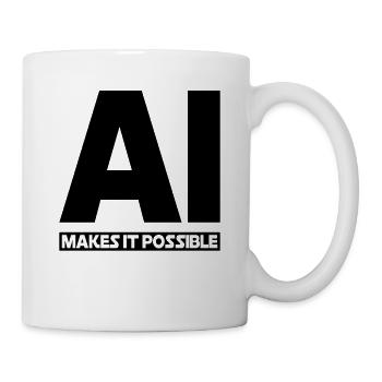 L’IA rend cela possible - AI Robotics & Artificial In - Mug blanc - blanc - Droite