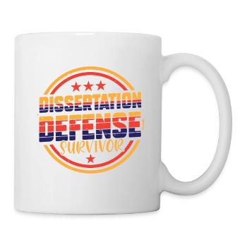 Dissertation Defense Survivor 7 - Tasse - Weiß - Rechts