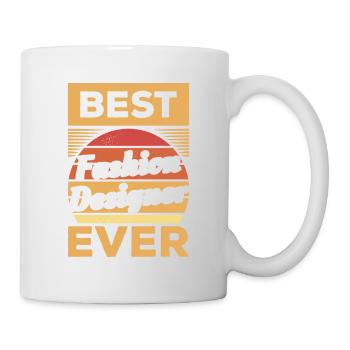 Vintage Best Fashion Designer Ever Designing - Mug - white - Right