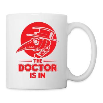 Arzt, Mediziner, Medizin Student, Sponsion - Tasse - Weiß - Rechts