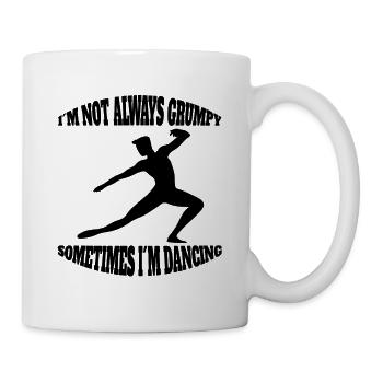 Tänzer Tanzkurs Ballett Geschenk Tanz Standardtanz - Tasse - Weiß - Rechts
