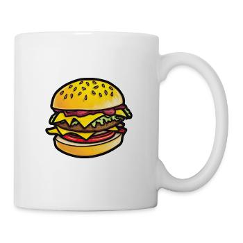 Hilfe Ich bin schon wieder total unterburgert - Tasse - Weiß - Rechts