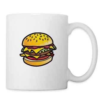 Hilfe Ich bin schon wieder total unterburgert - Tasse - Weiß - Rechts