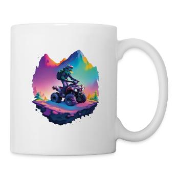 Quad Bike Outdoor Tour Race Quad Rider Design - Mug - white - Right