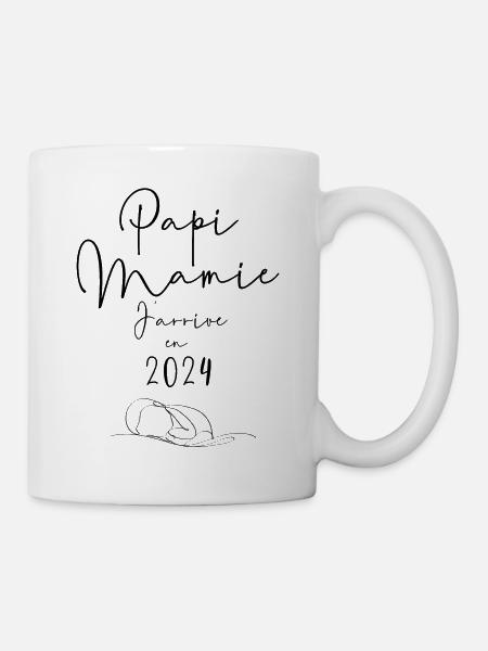 Annonce grossesse grand parents - Mug blanc - blanc
