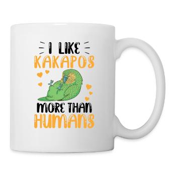 Kakapo more like flightless parrot Kakapo - Mug - white - Right