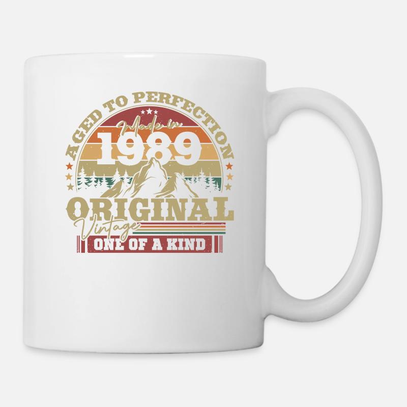 1989 Original Vintage Einzigartig Perfekt Gealtert - Tasse - Weiß