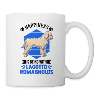 Lagotto Romagnolo Glück Wasserhund - Tasse - Weiß - Rechts