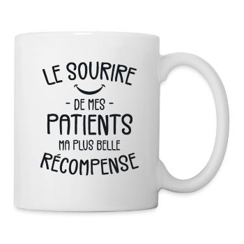 Le Sourire De Mes Patients, Ma Belle Récompense - Mug blanc - blanc - Droite