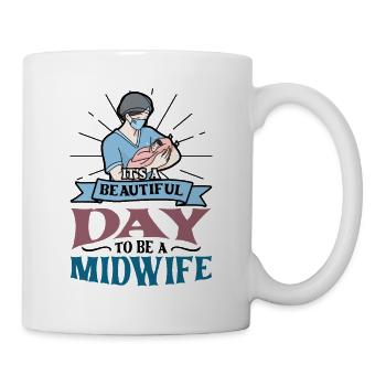I am one of many hundred of midwives - Tasse - Weiß - Rechts