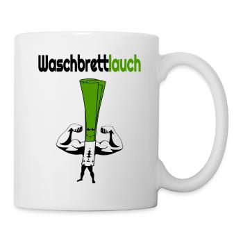 washboard stomach leek fitness trained - Mug - white - Right