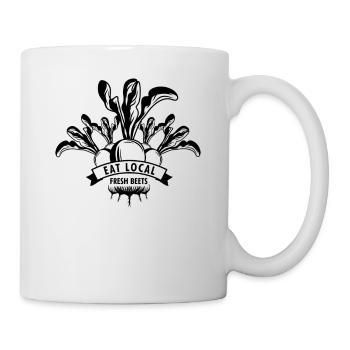 Funny Fresh Beets Vegetable product - Mug - white - Right