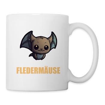 Mir reichts ich gehe Fledermäuse streicheln - Tasse - Weiß - Rechts
