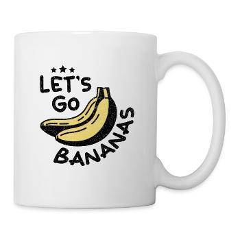 Vintage Funny Banana Let Us Go Love Banana - Mug - white - Right