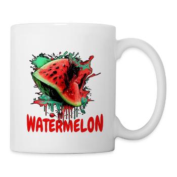 J’ai porté une pastèque 15 - Mug blanc - blanc - Droite